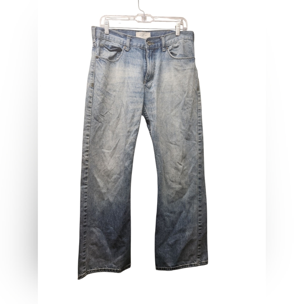 Lee Men's Dungarees Relaxed Bootcut Jeans Light Wash #2032415  32 X 30
